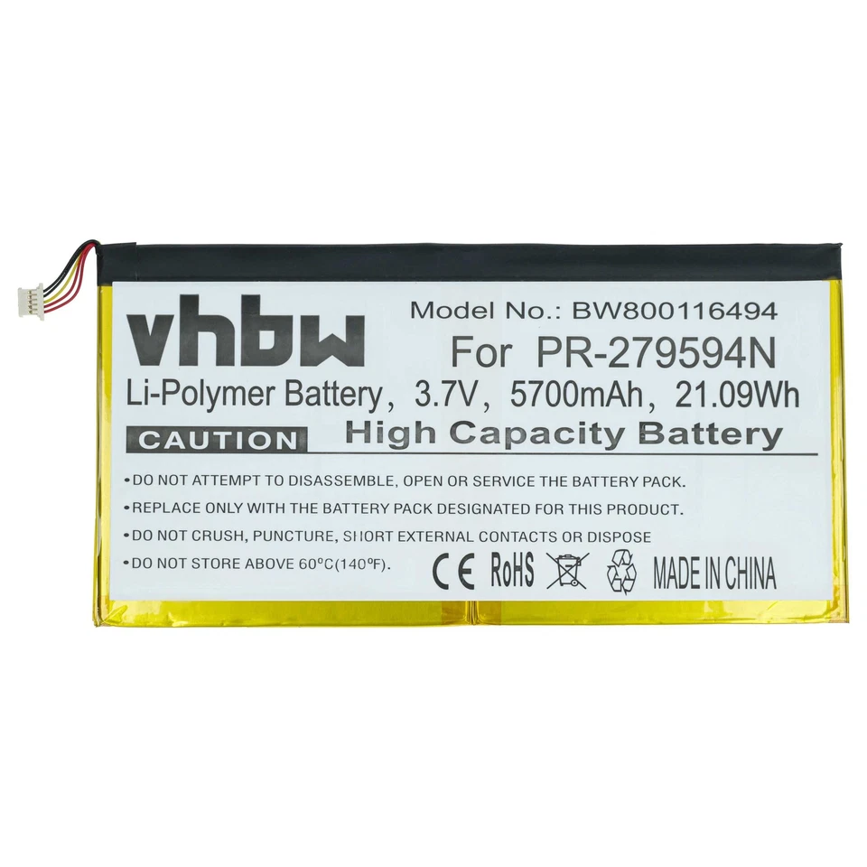 Batteria per Acer Iconia A5008 One 10 B3-A20 One 10 B3-A30 5700mAh 3,7V - Immagine 3 di 4