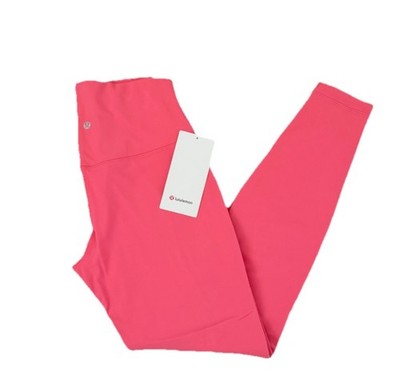 LULULEMON ALIGN HIGH RISE LEGGING 28  GLAZE PINK COLOR SIZE 10 Waist 14 NWT
