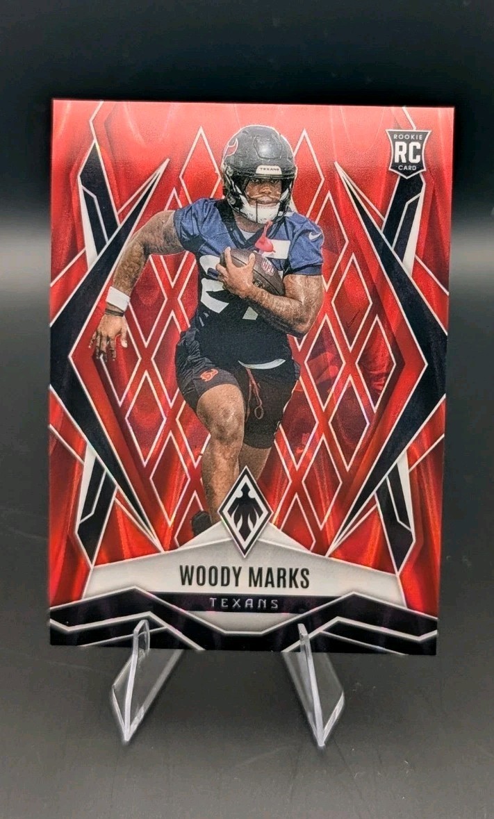 2025 Panini Phoenix #236 Woody Marks Red Seismic /99 Houston Texans