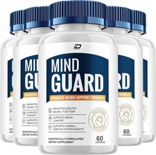 (5 Pack) Mind Guard Supplement Capsules – MindGuard All Natural Memory Focus