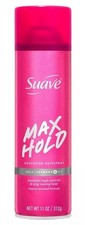  3 PACK Suave Hairspray Max Hold 8 Unscented 11oz