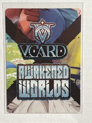 VCard TCG Awakened Worlds Box Topper Puzzle Piece Middle