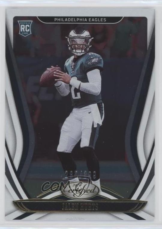 2020 Certified Rookies 285/399 Jalen Hurts #114 Rookie RC t8t