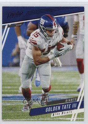 2020 Panini Prestige Xtra Points Purple 81/100 Golden Tate III #100 0t02