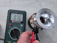 Goodmans Trebax super tweeter speaker vintage hifi Alnico 15 ohm NOS Unused