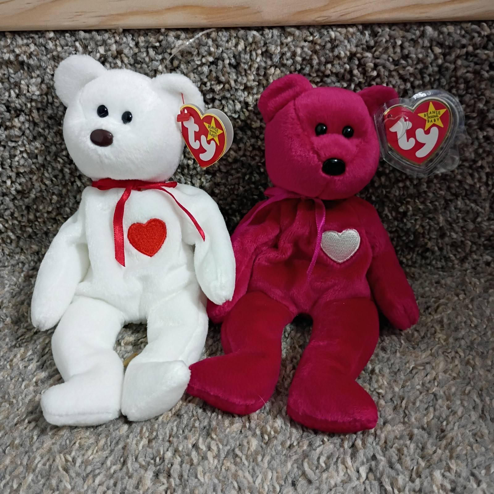 Valentina And Valentino Ty Beanie Baby Set With Tags