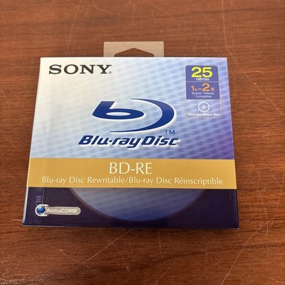 Sony Recordable BD-R  Blu-Ray Disc 25GB 1-2X ***New