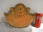 ?? OLD TERRACOTTA PENDULUM CLOCK WALL SUNDIAL