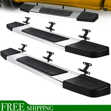 Running Board Fit 2015-2026 Ford F150 Regular Cab 6" Flat Pedal Nerf Bar