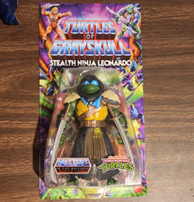 Mattel TMNT Turtles of Grayskull Stealth Ninja Leonardo Figure w Sword