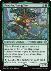 Ferrafor, Young Yew (16/206) Commander: Lorwyn Eclipsed Rare