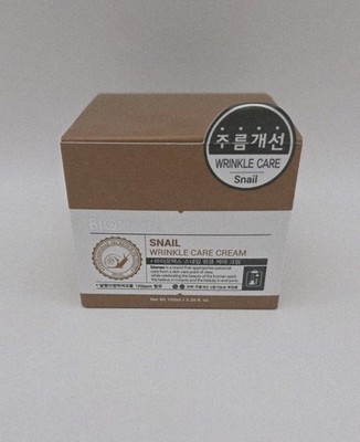 BIOMAX - Snail Wrinkle Care Cream - 100 ml / 3.38 fl oz. New In Box