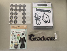 Darice Cutting Dies, Diploma, Graduation Hat and Congrats 