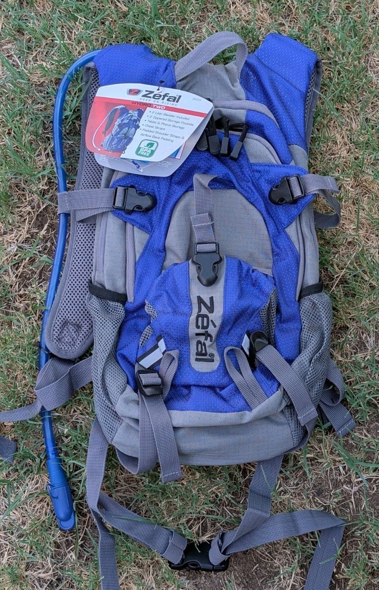 スクエア ハイドロ Zefal Z Hydro XC Hydration Backpack – 2L Bladder 6L Storage Blue