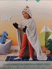 Pillowfort Knight Hooded Blanket With Built-in Hand Mitts Brand New With Tags