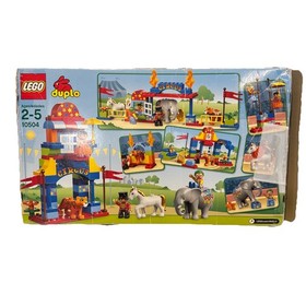 LEGO DUPLO 10504 My First Circus 2013 COMPLETE Tiger Ringmaster Elephant