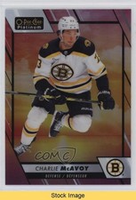 2023-24 O-Pee-Chee Platinum Sunset Charlie McAvoy #36 READ 0l0h