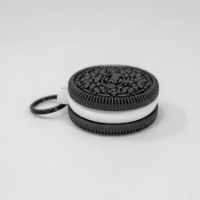 Oreo Cookie AirTag Case - Novelty Apple Tracker Holder