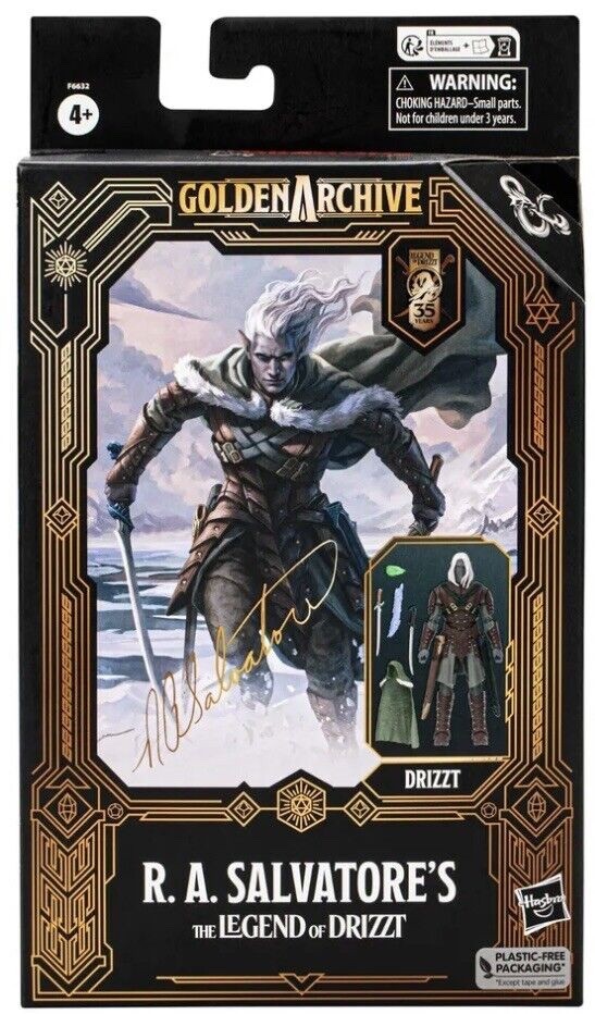 DUNGEONS & DRAGONS R.A.Salvatore's Legend of Drizzt Golden Archive Action Figure
