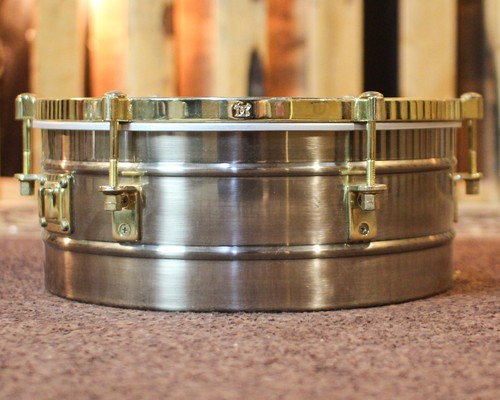 Used LP 15" Prototype Matador Brushed Black Nickel over Brass Timbale