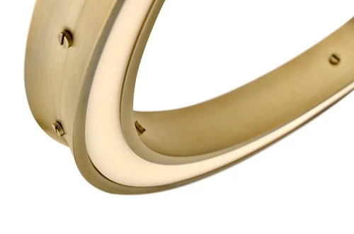 Fredrick Ramond FR41475 Althea 26"W LED Ring Chandelier - Black - Picture 9 of 12