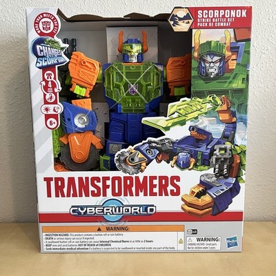 Transformers Cyberworld Scorponok Strike Battle Set 14'' Action Figure