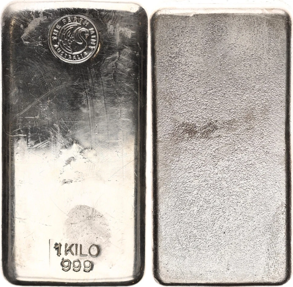 Australien 1kg Silber Gussbarren Perth Mint   142932 - Bild 1 von 1
