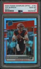 2020 Joe Burrow RC #151 Donruss Optic Holo Psa 10 Gem Mint**