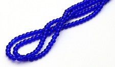 200 Cobalt Czech Glass Round Beads 3MM