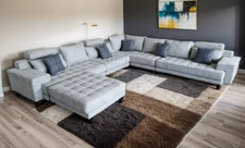 5-Piece Contemporary Microfiber Sectional Sofa Set S150R (Custom made options)