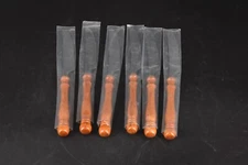 Set of 6 VTG Sir Lawrence Homestead Dinner Knives Pine Handle Stainless