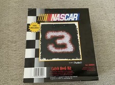 NASCAR 3 DALE EARNHARDT LATCH HOOK CRAFT KIT 7'' X 7'' SK0004 CARON