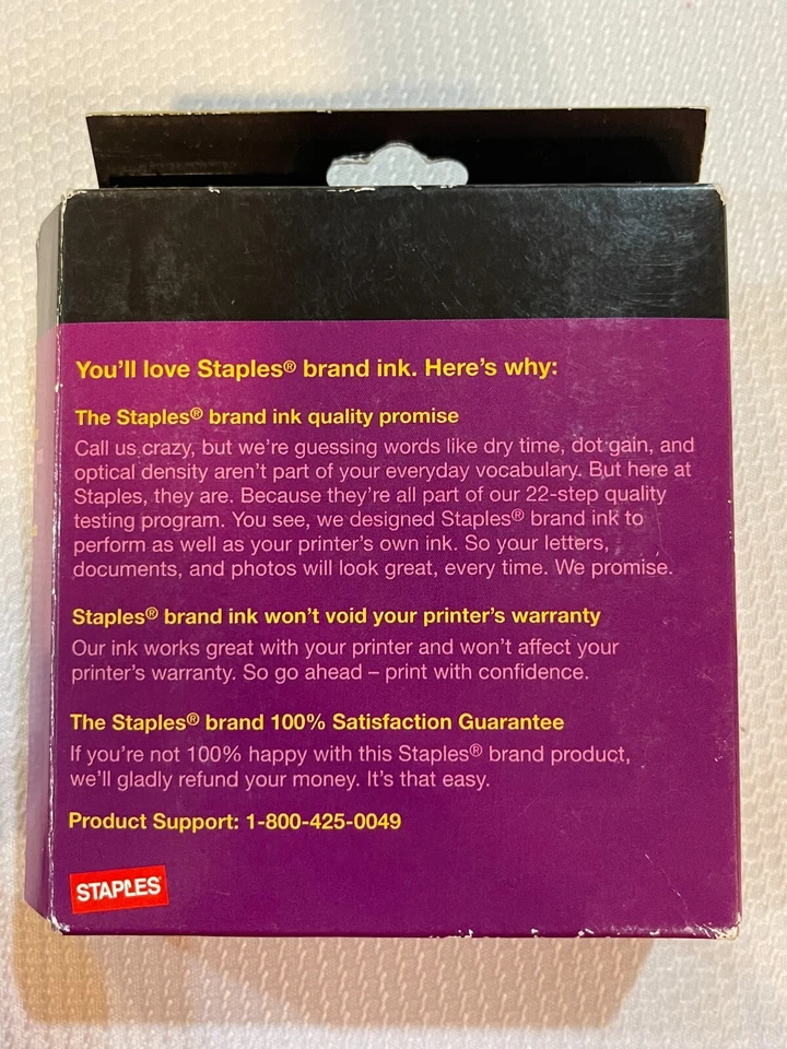 Staples - Black Inkjet Cartridge - Compatible with Epson S187093 - Model SIE-20B - Image 3 of 3