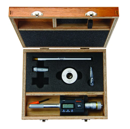 Mitutoyo  468-977 - Digimatic Holtest Three-Point Internal Micrometer Set .5-.8"