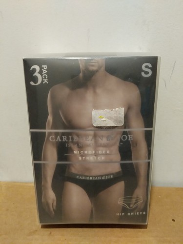 Caribbean Joe Mens Hip Briefs Size SMALL Microfiber Stretch - 第 1/3 張圖片