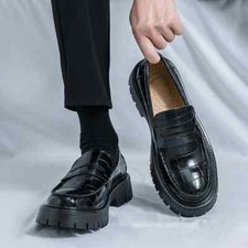 Leather Shoes Loafers Men Dress Shoes Male Social Business Formal Shoes