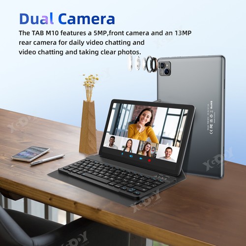 10.1" WIFI Tablet Android 13 HD 256GB Tablet Pad Octa-core Netflix Dual Camera - Picture 7 of 13