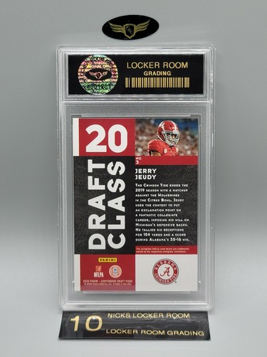2020 Panini Contenders Draft Alabama Broncos JERRY JEUDY #3 rookie RC LRG 10 - Picture 2 of 2