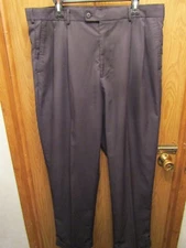 MENS PRO TOUR GRIP WAIST PLEATED CUFFED BLACK GOLF PANTS SIZE 38 INSEAM 31