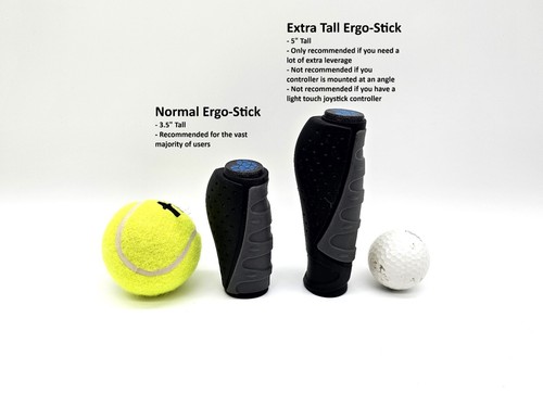 Ergo-Stick Rubberized Grippy Power Wheelchair Stick Replacement Joystick Knob - Picture 10 of 10