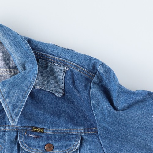 70'S Maverick Blue Bell denim jacket, denim jacket, made in USA, men's size ... - Picture 6 of 14