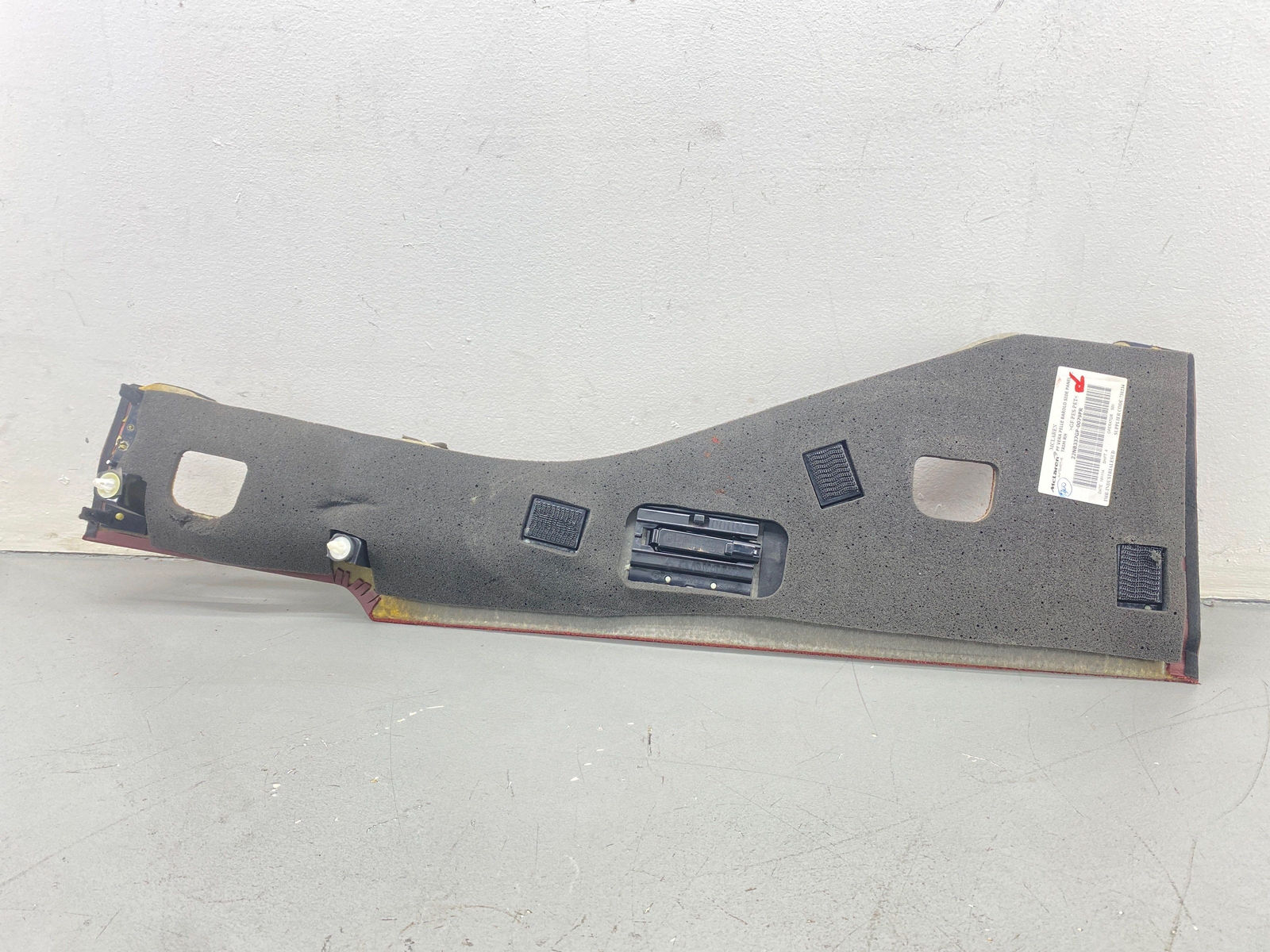 2020-2023 MCLAREN GT RIGHT REAR SIDE TRIM PANEL COVER BAROLO RED 22NB337GP OEM