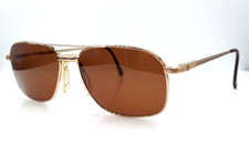 Vintage Stetson 178 Gold Pilot Metal Sunglasses Korea W/NEW LENSES 