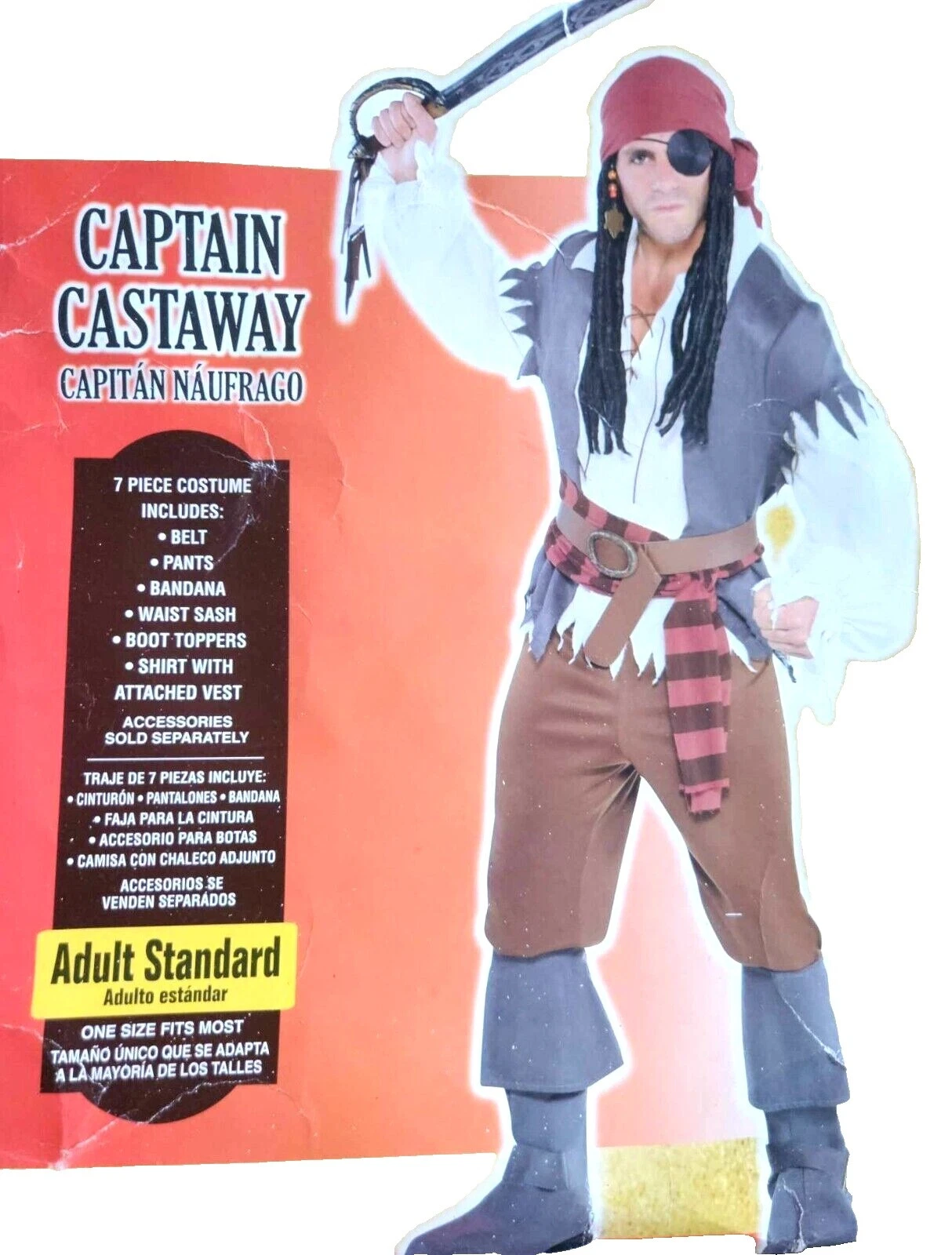 Fabric Complete Outfit Pirate Costumes for Men