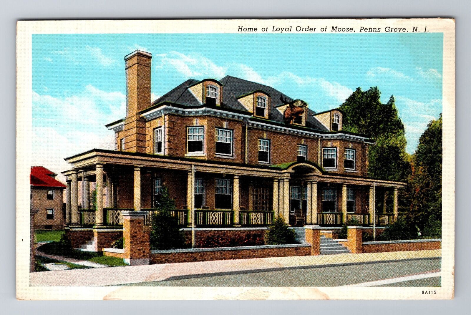 Penns Grove NJNew Jersey, Home Of Loyal Order Of Moose, Vintage Postcard eBay
