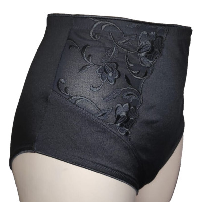 Felina  8019 MOMENTS Miederhose Gr.38 70 UK S 28'' Schwarz Panty bestickt