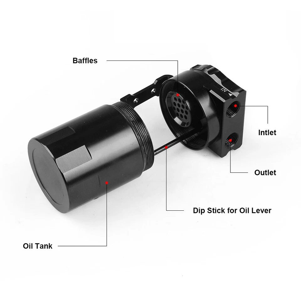 Separador de aceite para 14-19 5,3 6,2 GMC Sierra 1500 Chevy Silverado Foto 4 de 4