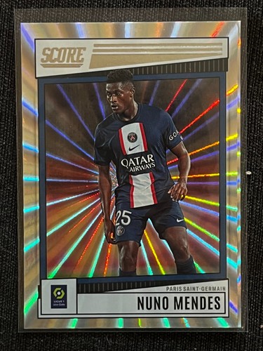 Carte Panini Score Ligue 1 2022 - Rookie Nabil Bentaleb (Angers) #16 - Autocollant Non Collé (Neuf)