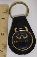 Infinity Key Ring Key Fob Leather USA Made Keyring NOS
