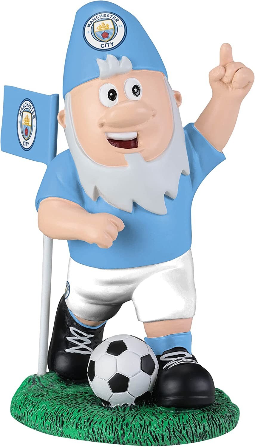 Manchester City Football Garden Gnome Gift  Official Licensed